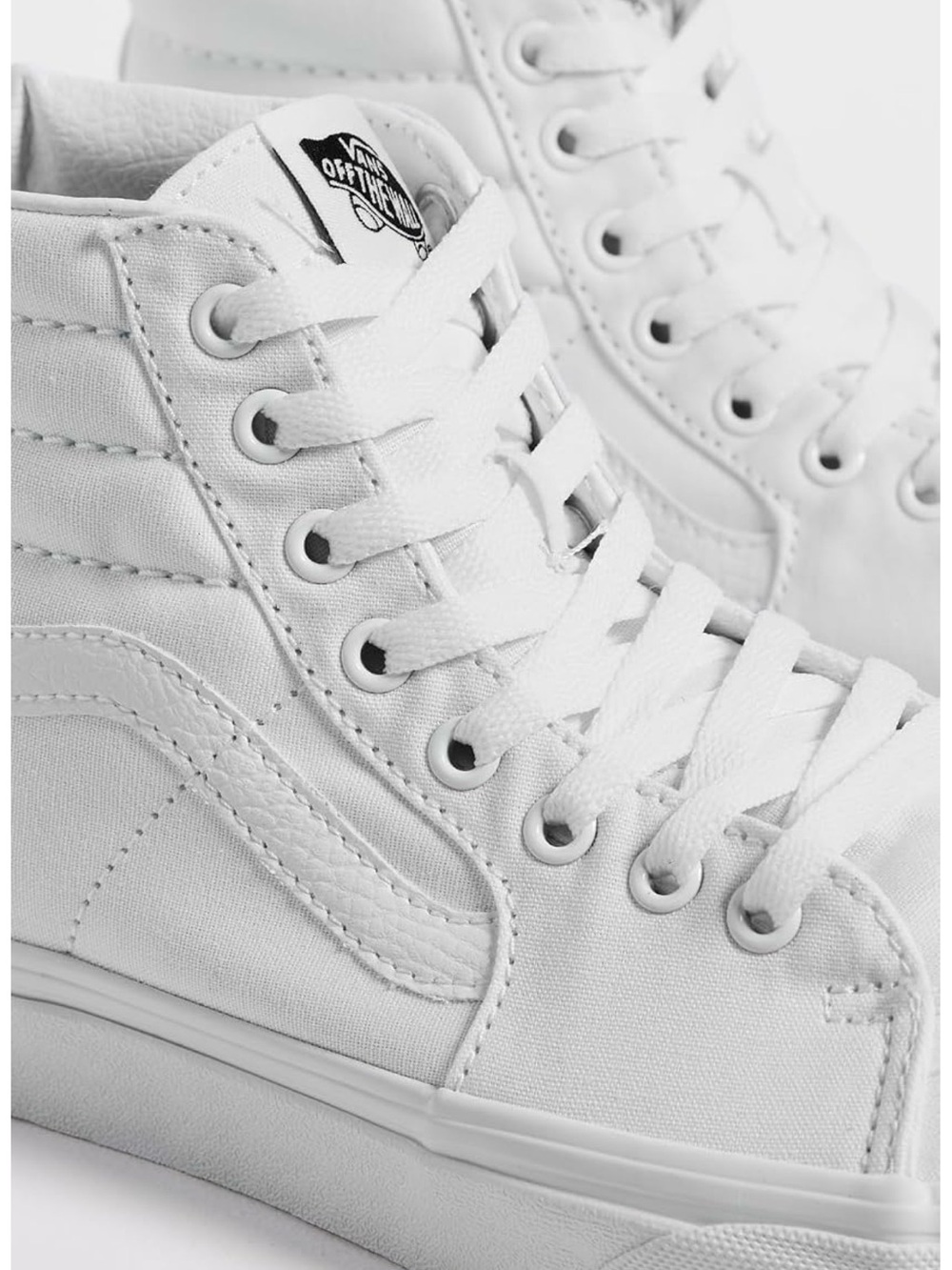 Vans White High-Top Sneakers - Picture 3 of 6